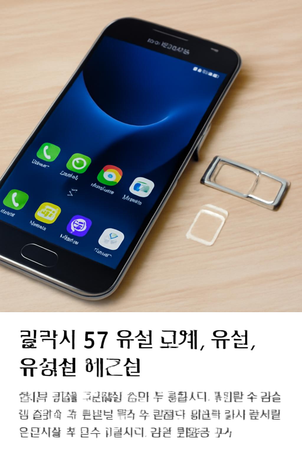 갤럭시 s7 유심 교체방법