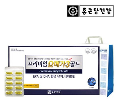종근당건강 프리미엄 오메가3 골드 1세트