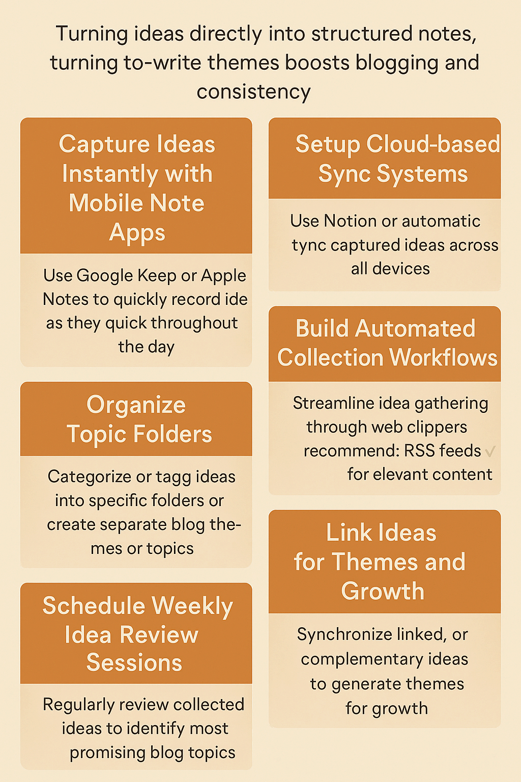 블로그 글쓰기를 위한 아이디어 수집과 정리 자동화