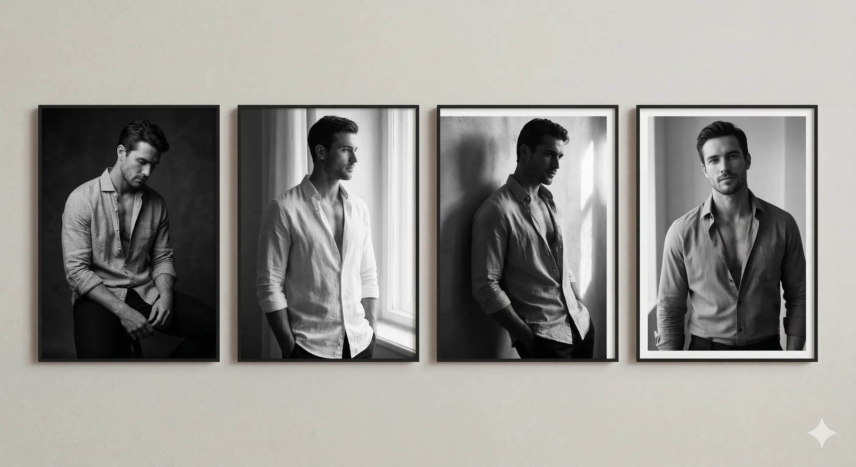 디올 옴므 남성미 폭발하는 이미지