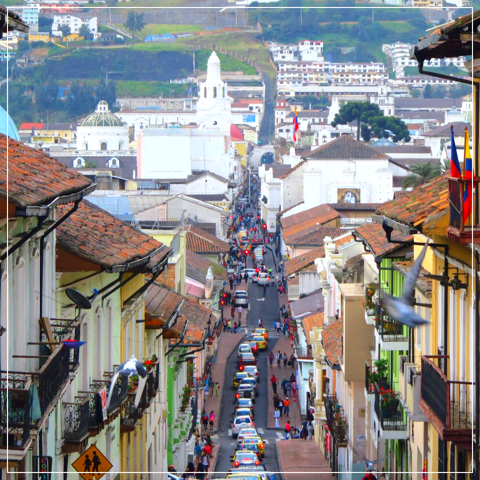 키토의 마을 풍경