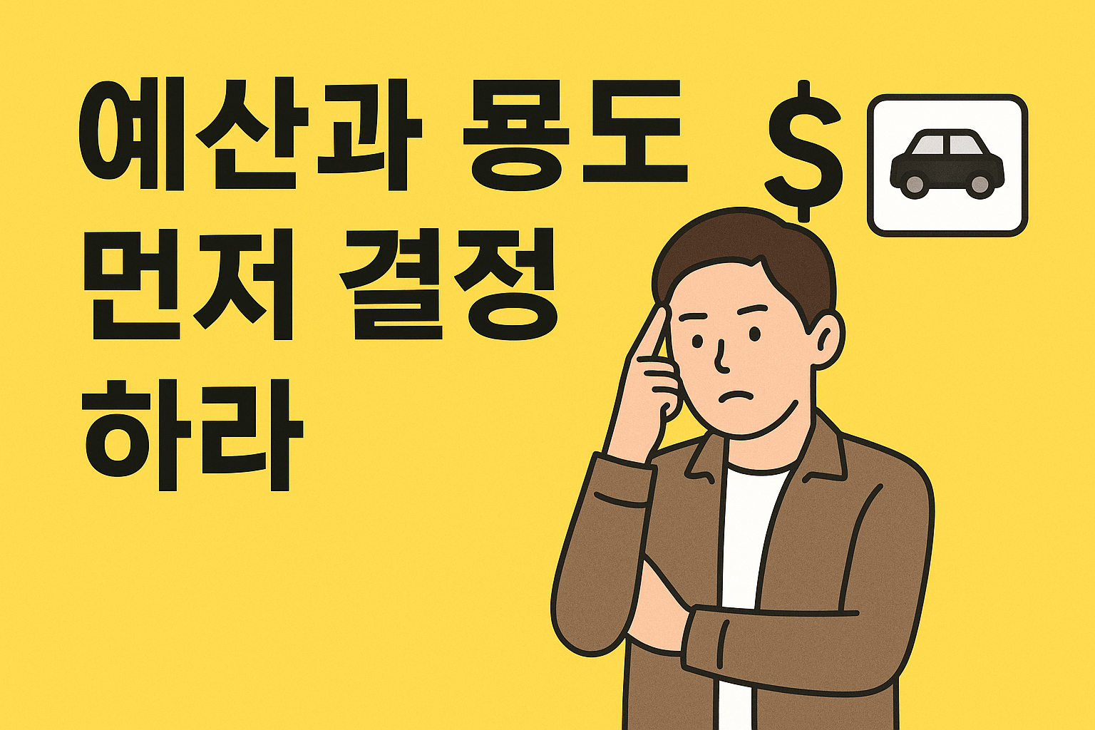 중고차 살 때 반드시 확인할 7가지 체크리스트 ✅ 침수·사고차 피하는 법