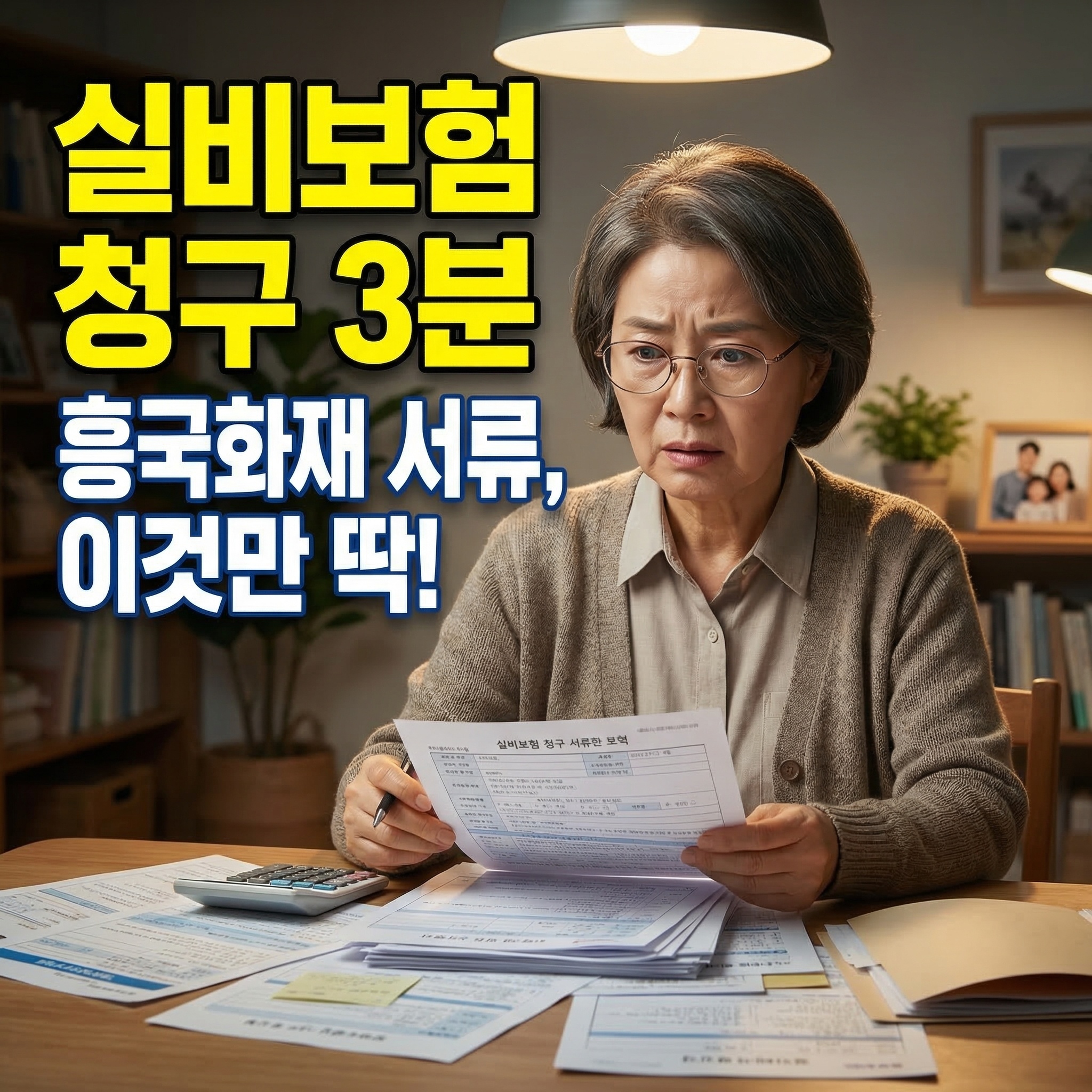흥극화재 실비보험 청구 서류 알아보기