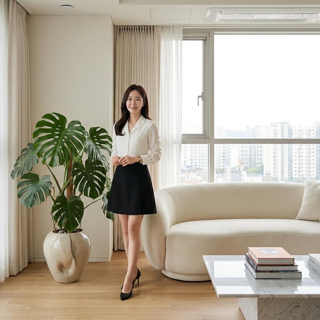 하이엔드 가구와 어울리는 식물 배치 공식