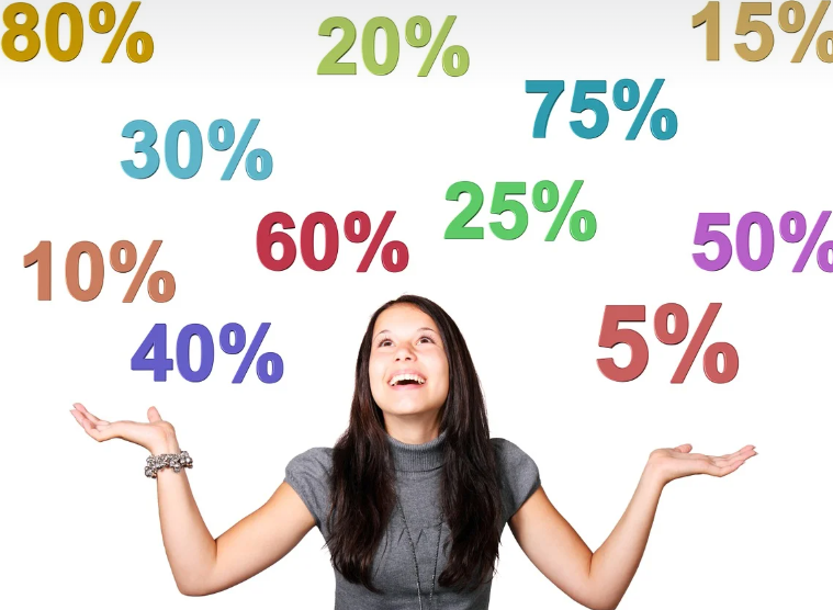 smiling lady with great discounted deals