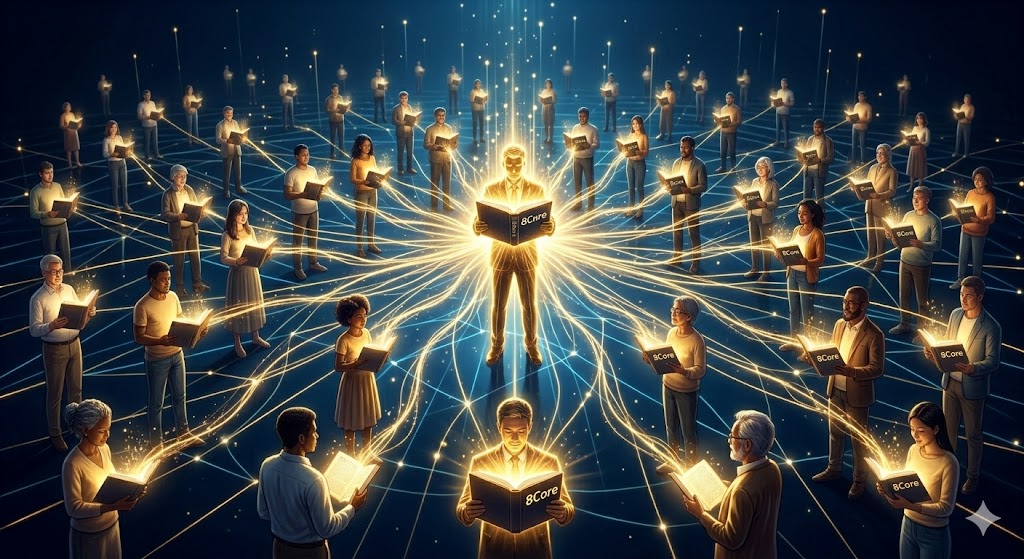 개인의 습관을 넘어 팀의 시스템으로. 8Core라는 정교한 알고리즘이 만드는 무한 복제의 기적을 경험하십시오.
