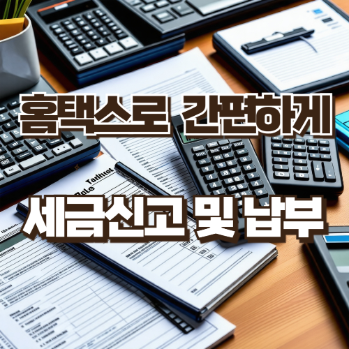 홈택스 세금신고 및 납부