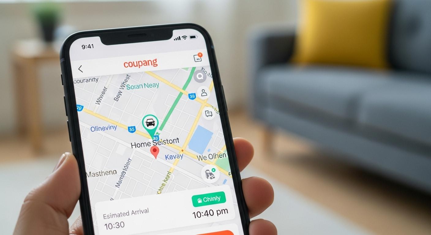 쿠팡 실시간 위치 확인