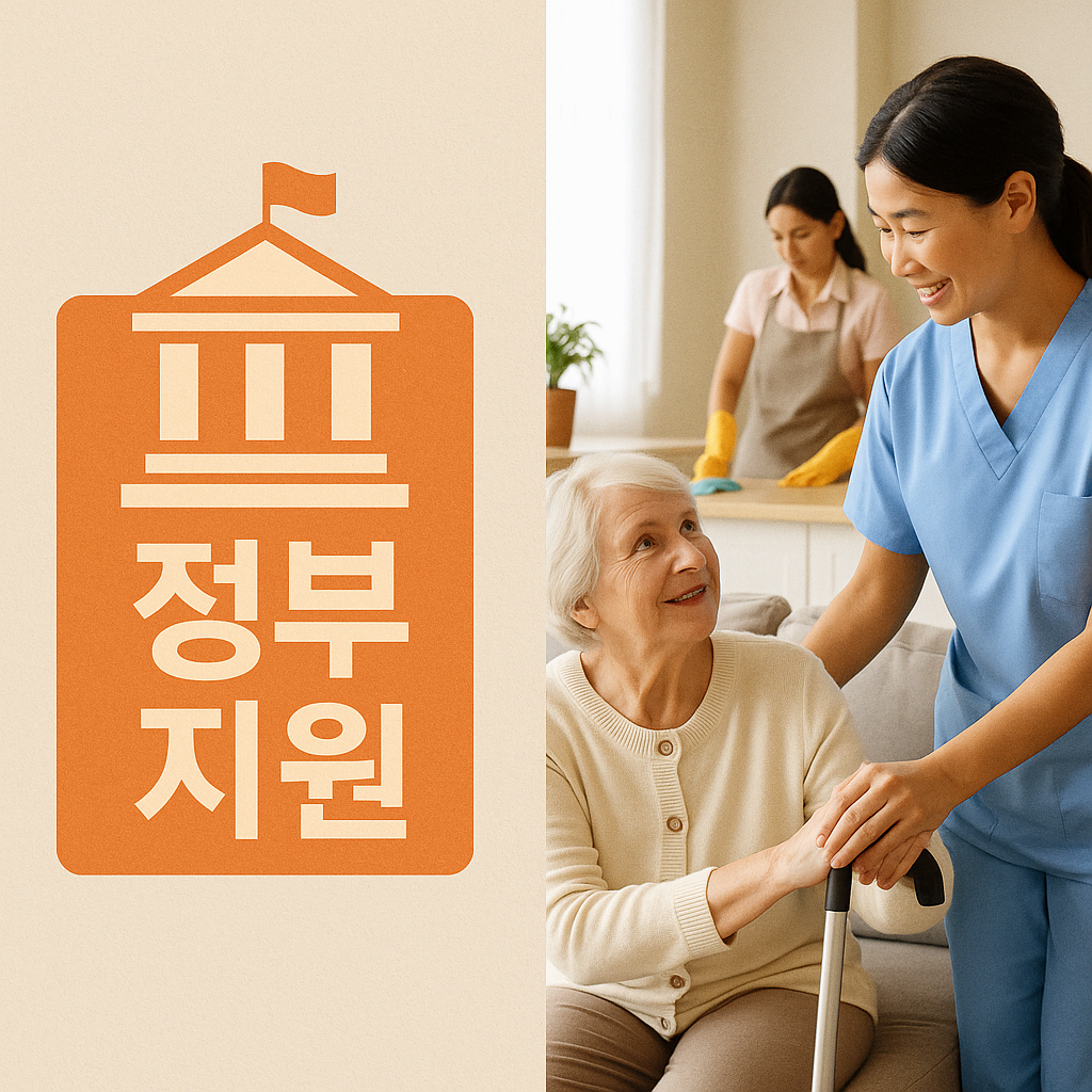 일상돌봄서비스 지원 대상과 종류