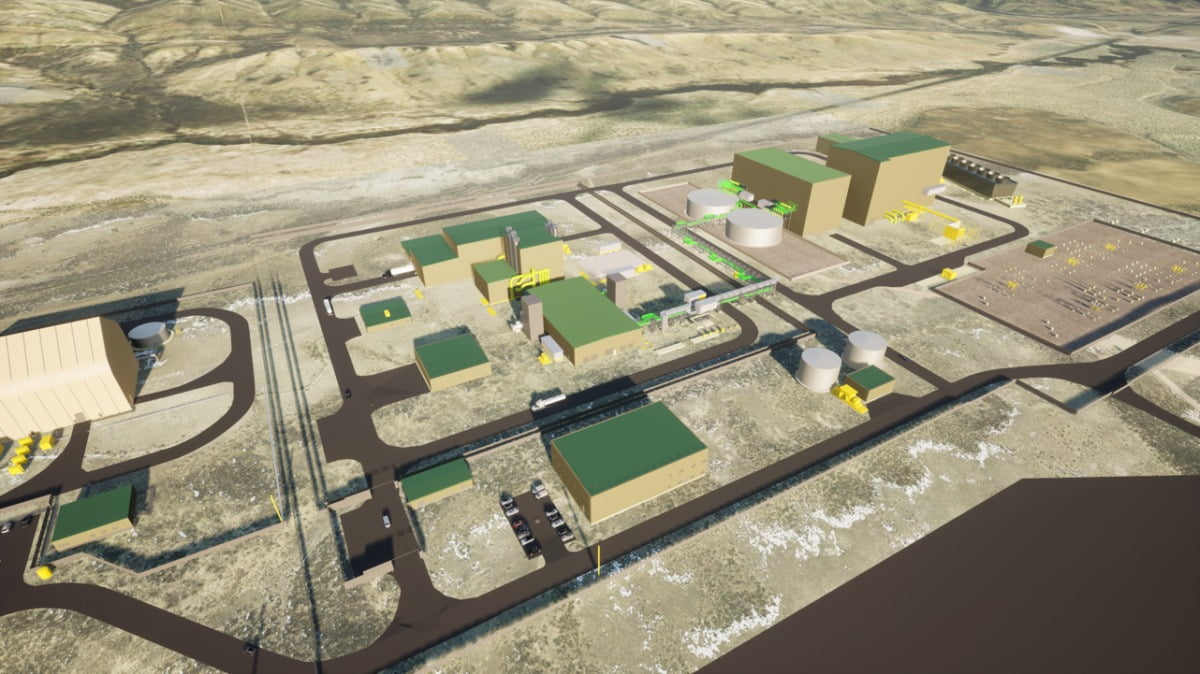 테라파워가 미국 와이오밍주 캐머러시에 345메가와트(MW) 규모로 설치할 4세대 소듐냉각고속로(Sodium Fast Reactor, 이하 SFR) ‘나트륨(Natrium)’의 조감도.