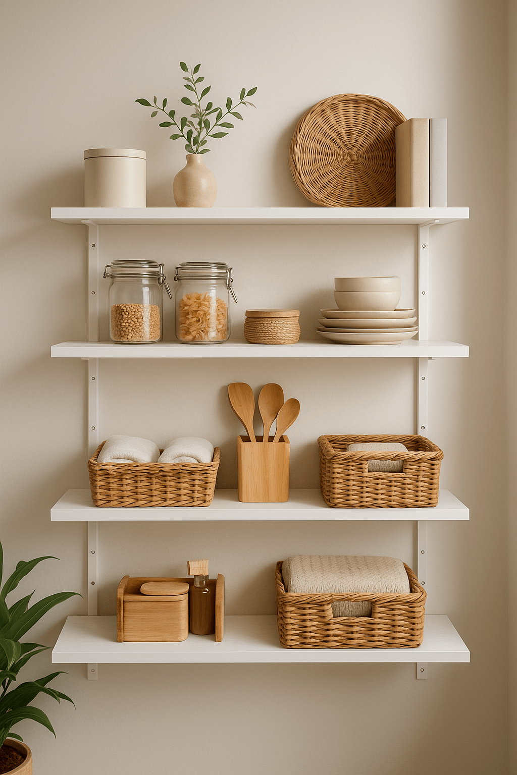 선반 활용한 정리법