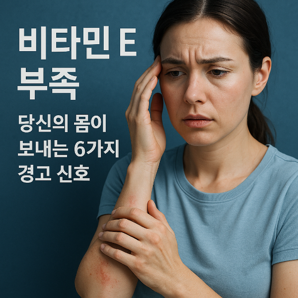 비타민 E 부족 신호 6가지, 당신의 몸이 보내는 경고