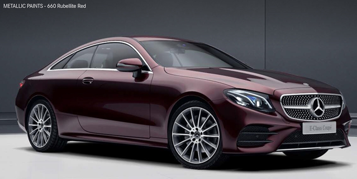 Iridium Silver( 색상코드 : 775) 벤츠 e 클래스 쿠페 Iridium Silver( 색상코드 : 775)