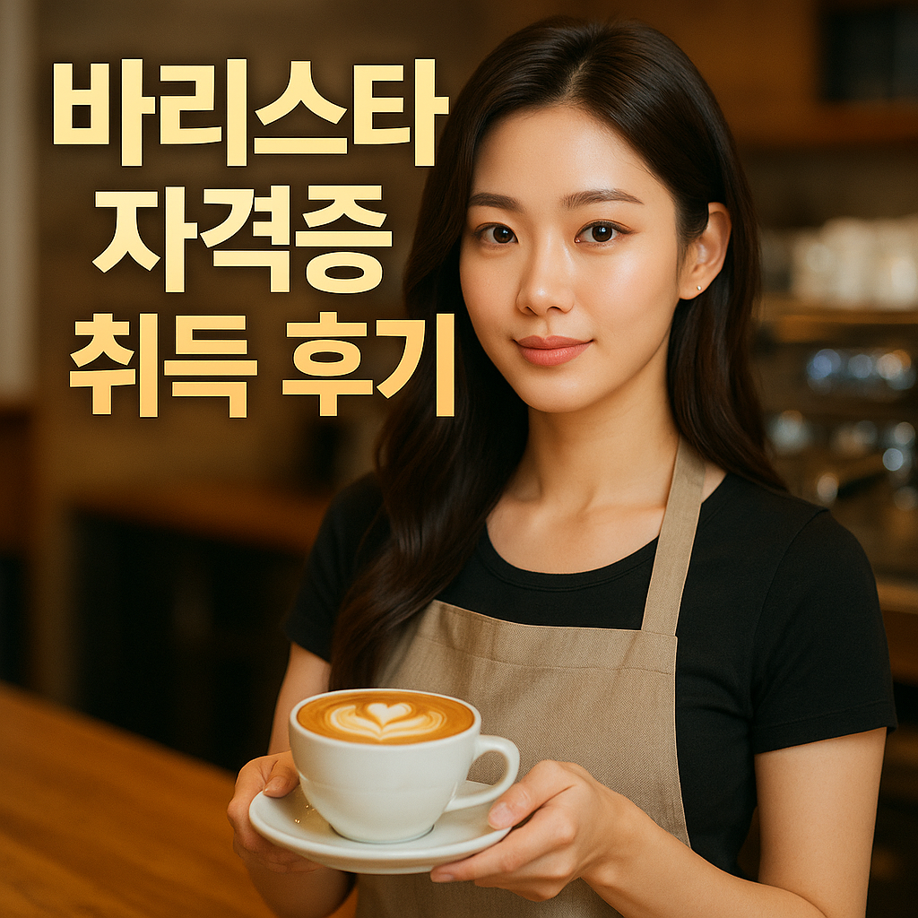 바리스타 자격증 취득 후기 꿀팁 총정리