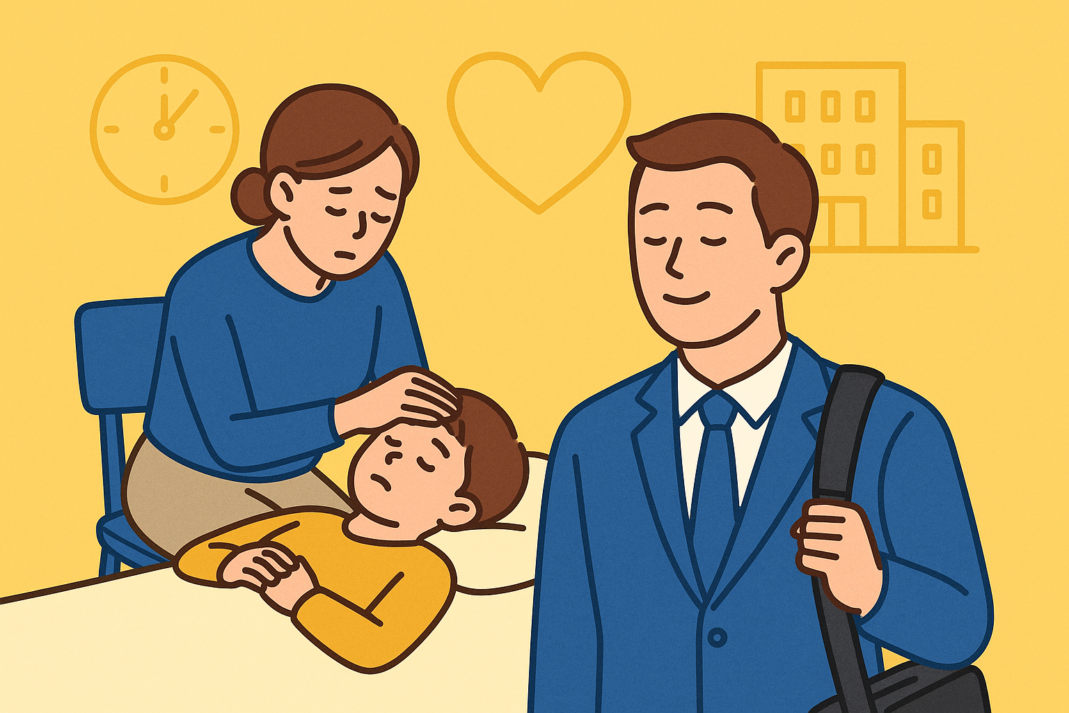 돌봄 휴가비 지원 관련 사진