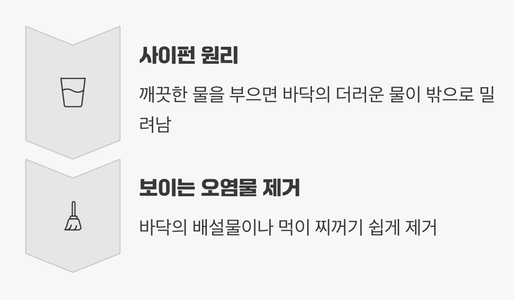 '자동 청소'의 마법 같은 속임수