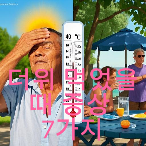 더위 먹었을때 증상 7가지