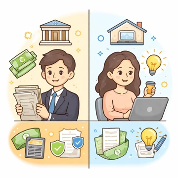 직장인 프리랜서 대출 조건 차이 비교8