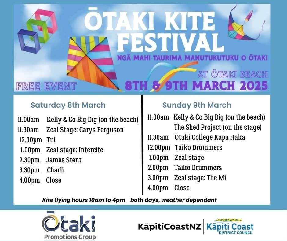 뉴질랜드 3월 여행시 꼭 가봐야 할 Ōtaki Kite Festival