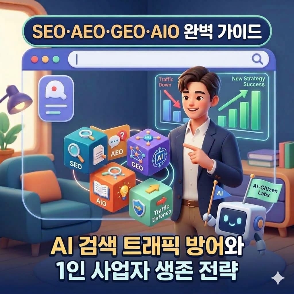 SEO&middot;AEO&middot;GEO&middot;AIO 완벽 가이드