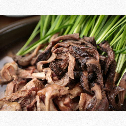 8월 제철버섯 표고버섯 건강한 한식 재료