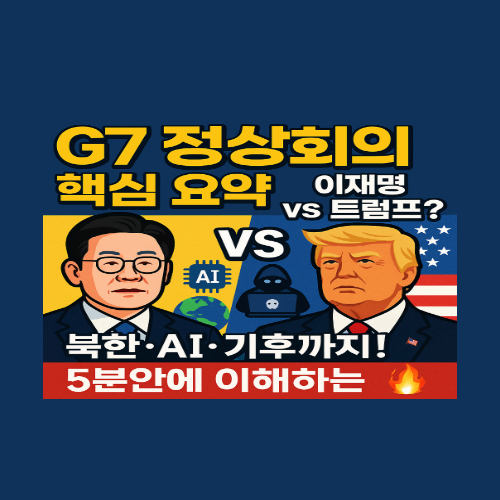 2025 G7 정상회의 핵심 정리: 이재명 외교 데뷔부터 AI 규제&middot;북한 해킹&middot;우크라 지원까지