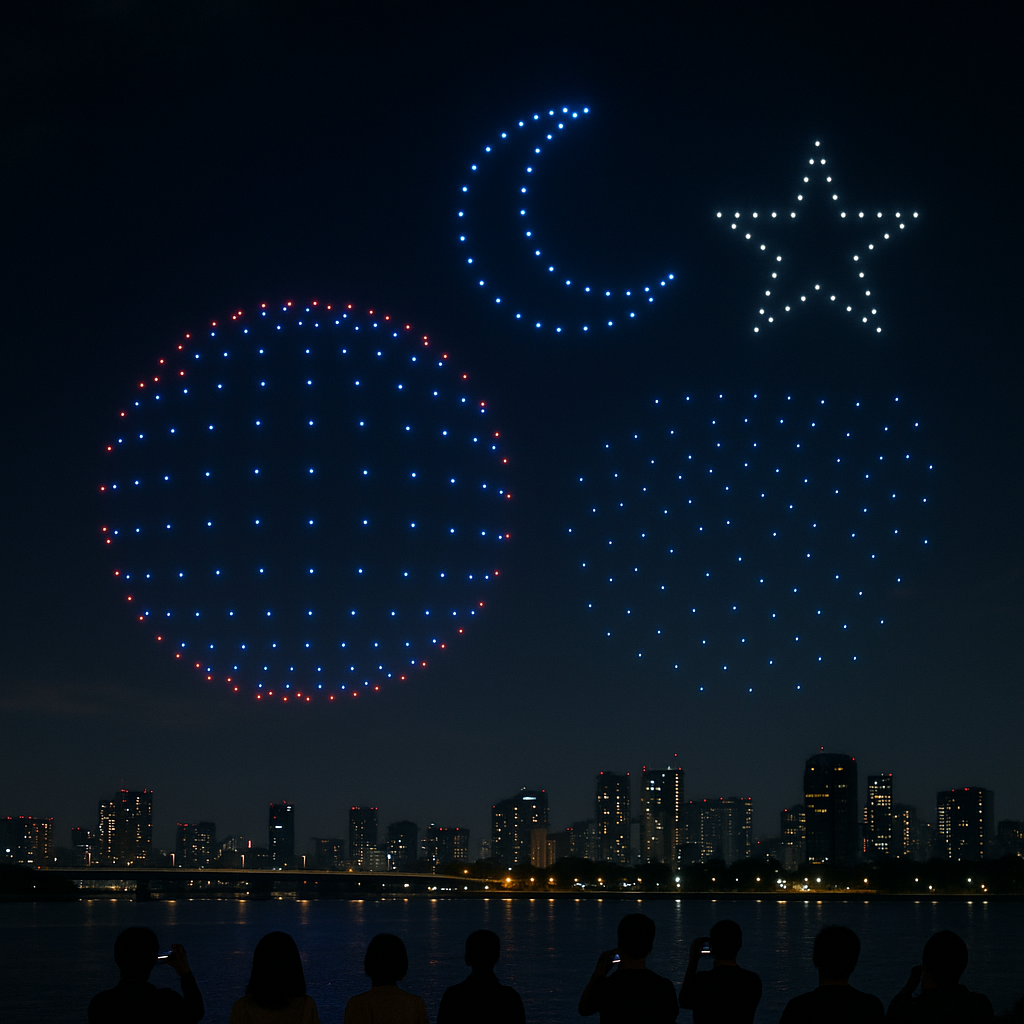 2025 한강 불빛 공연|케이팝 데몬헌터스 SPECIAL 드론라이트쇼