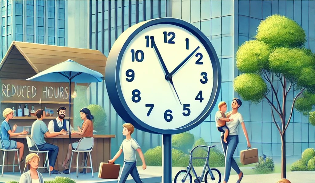 노동시간 단축 이미지