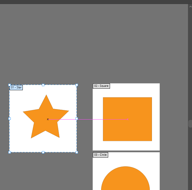아트보드 드래그