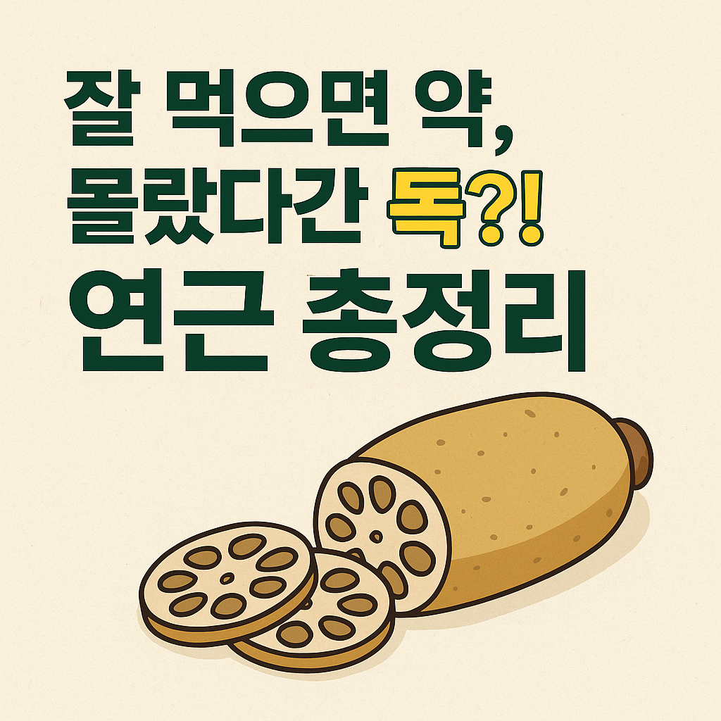 연근효능-연근부작용