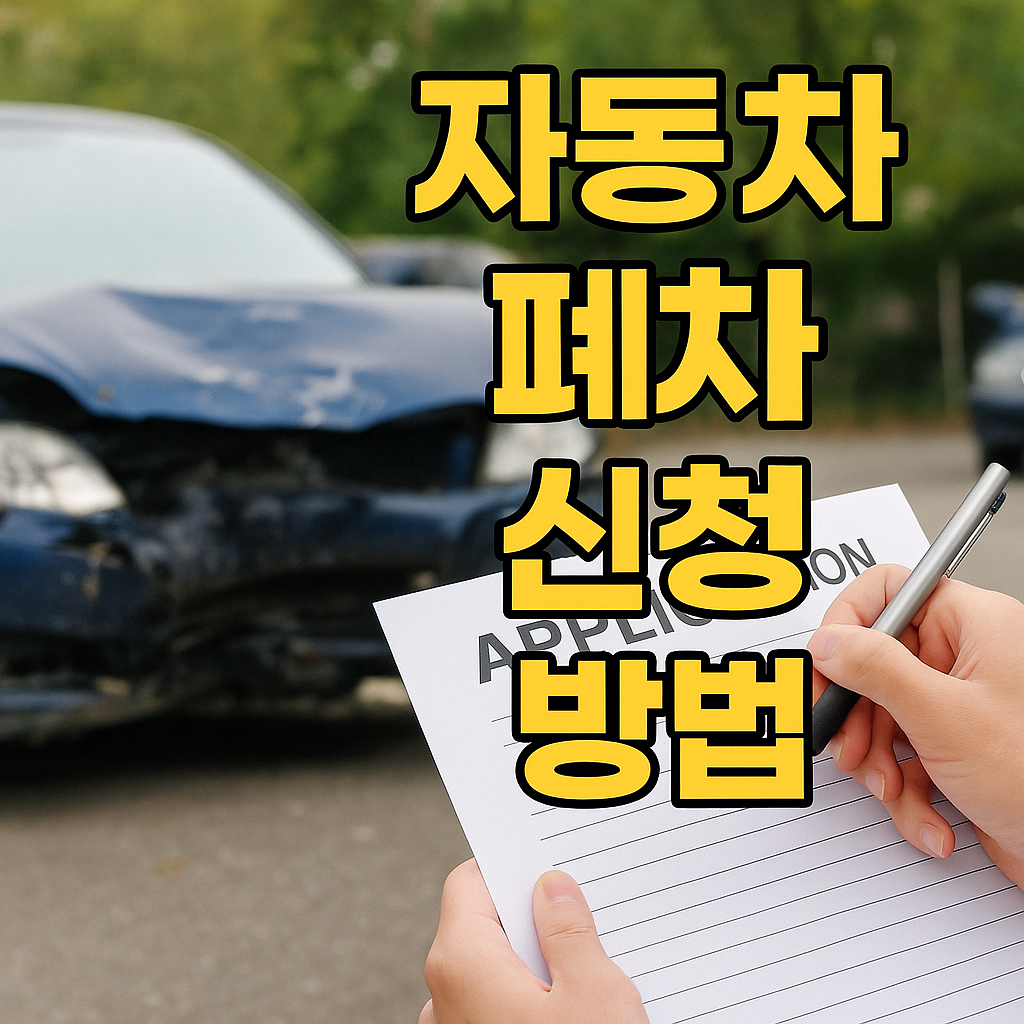 폐차 신청하는 사람