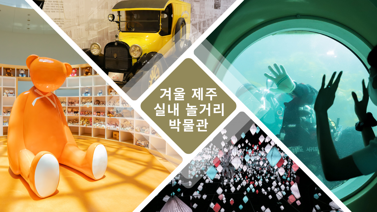 추운 겨울 제주 실내 놀거리 박물관 추천 BEST 07 + 할인예약 방법