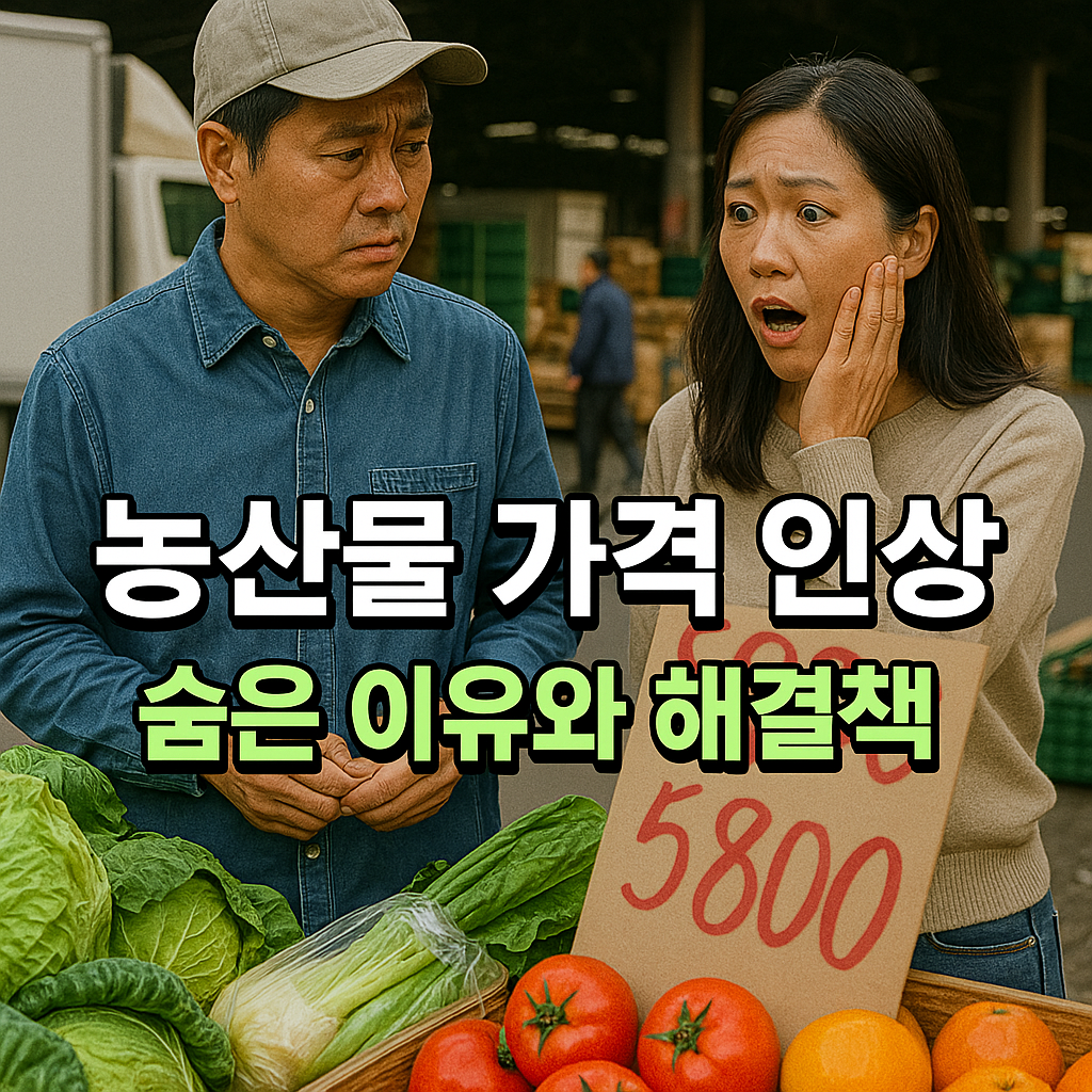 농산물 가격 인상에 놀란 소비자