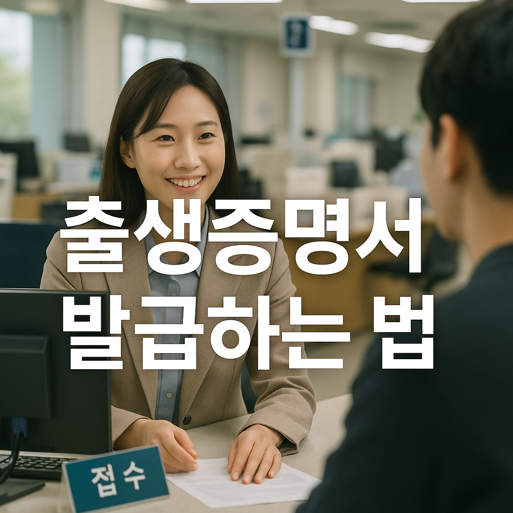 출생 신고 방법