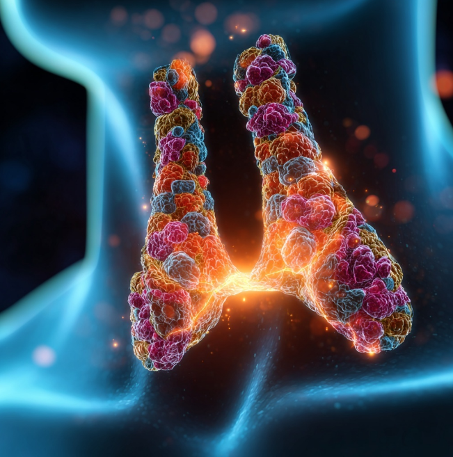 갑상선 컴퓨터 그래픽