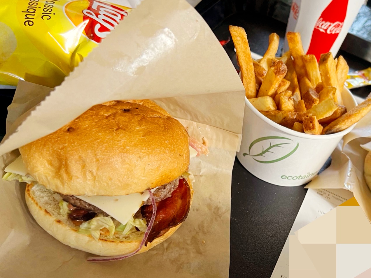 Lunch options inside Great Wolf Lodge water park for families