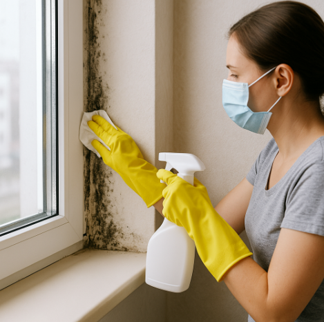 곰팡이 제거 관련 사진