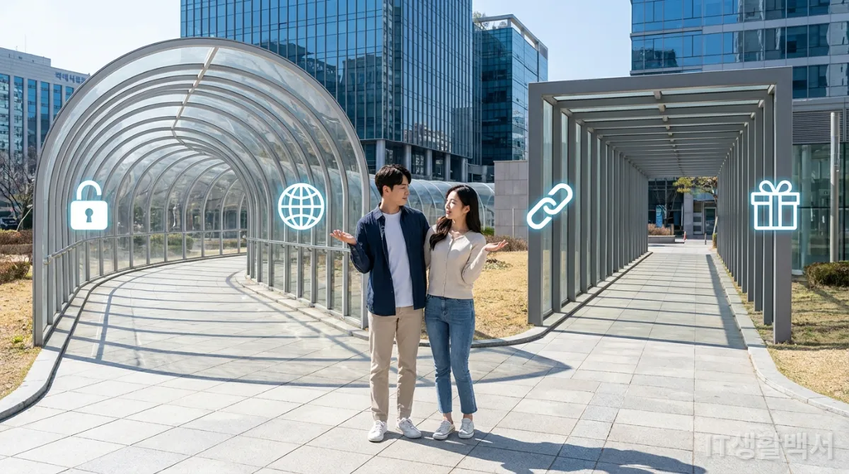 자급제와 통신사 약정 중 고민하는 한국인 커플