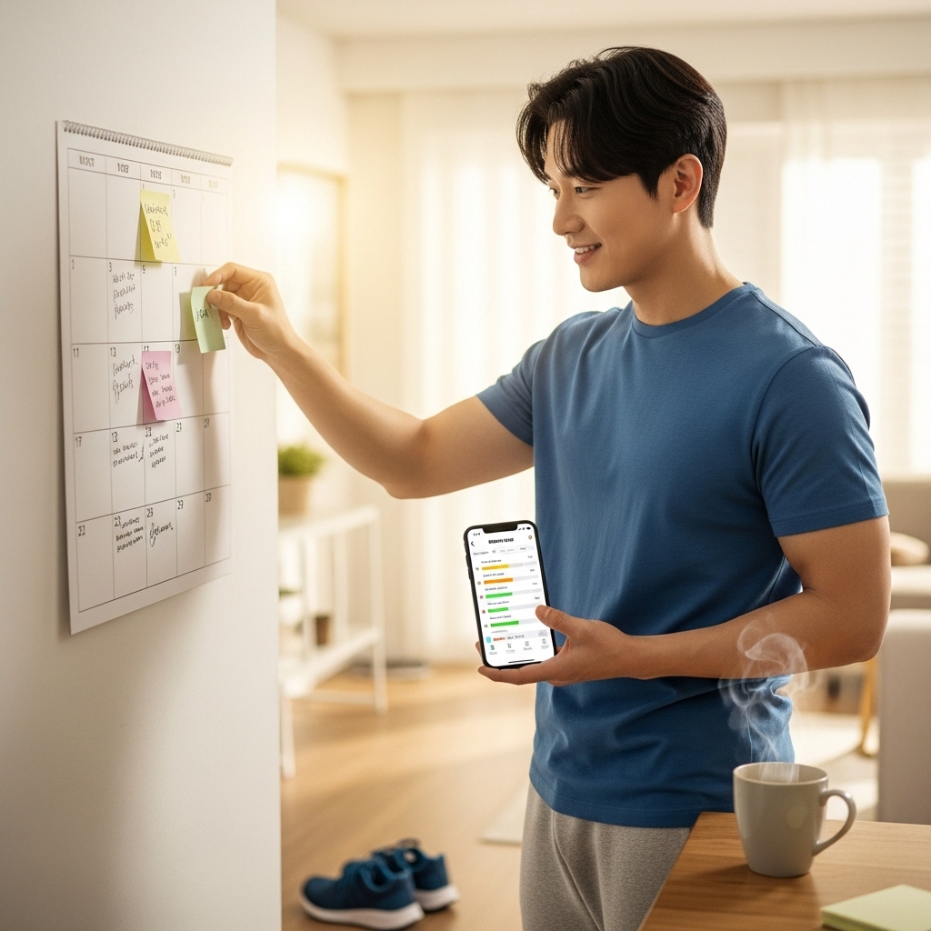 매일 흔들려도 다시 붙는 습관