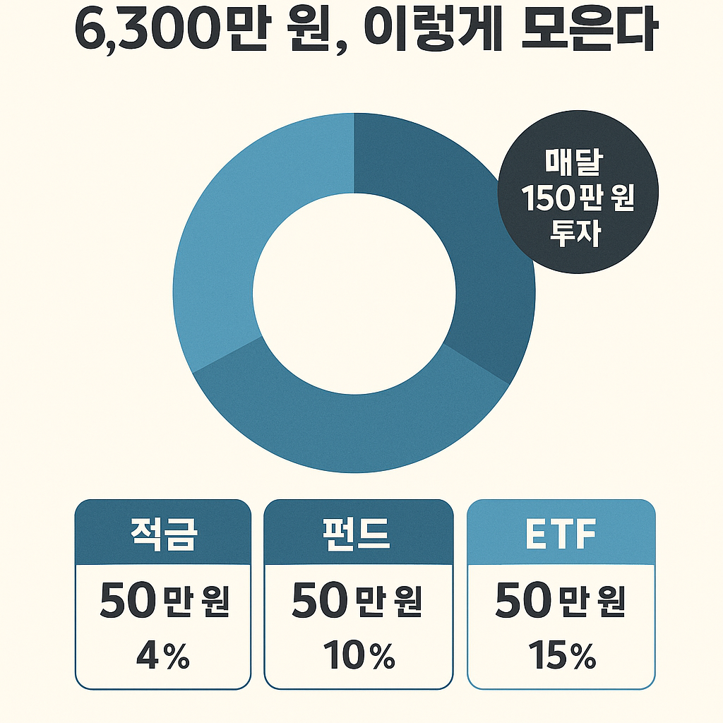 3년 안에 결혼 자금 6,300만 원, 이렇게 모은다!