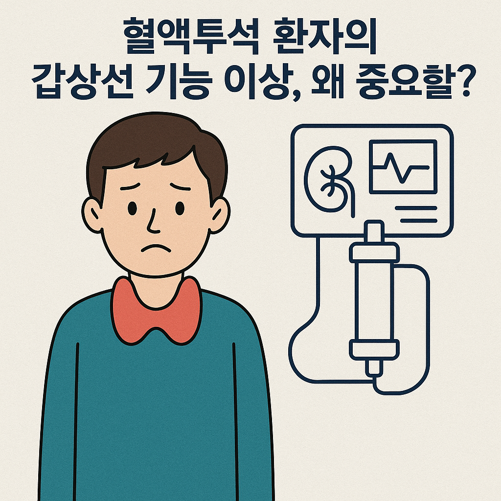 혈액투석 환자의 갑상선 기능 이상, 왜 중요할까요?