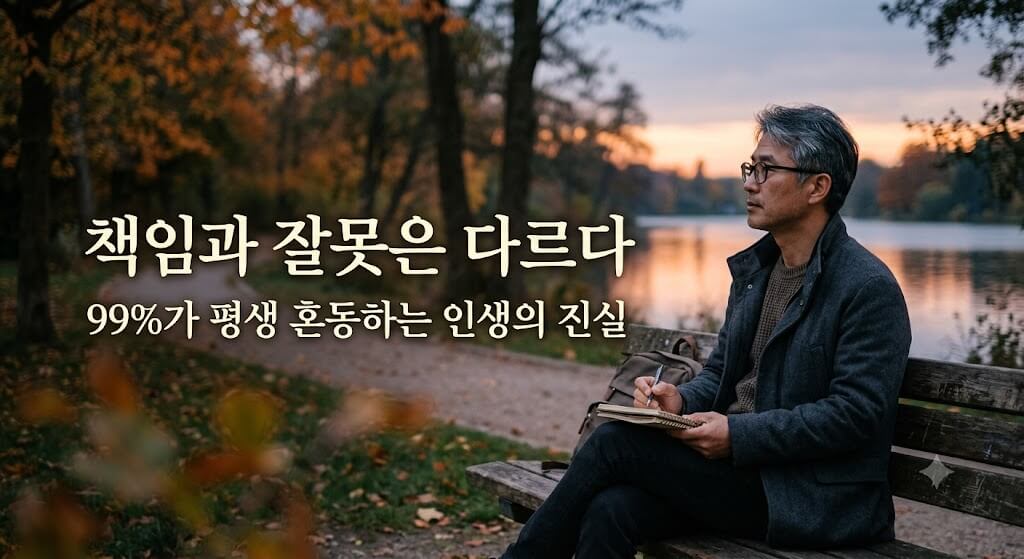 책임과 잘못은 다르다 이미지