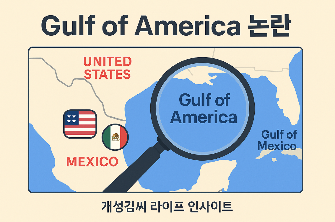 GULFOFAMERICA,Gulf of Mexico,미국 지도 변경,트럼프 행정명령,구글 지도 표기 논란,국제 사법 재판소 제소