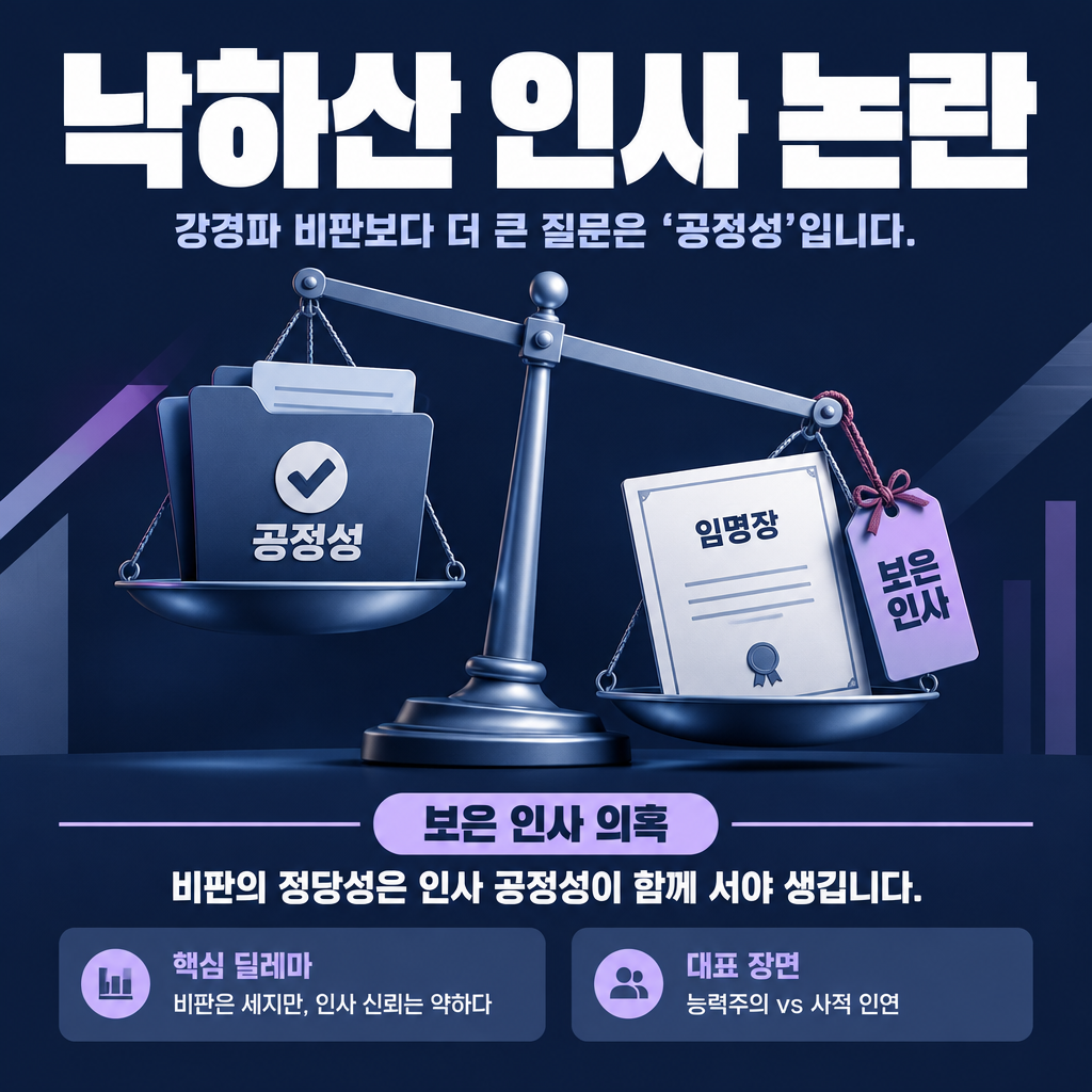 낙하산 인사 논란