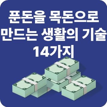 푼돈을 목돈으로 만드는 생활의 기술: 실전 14가지