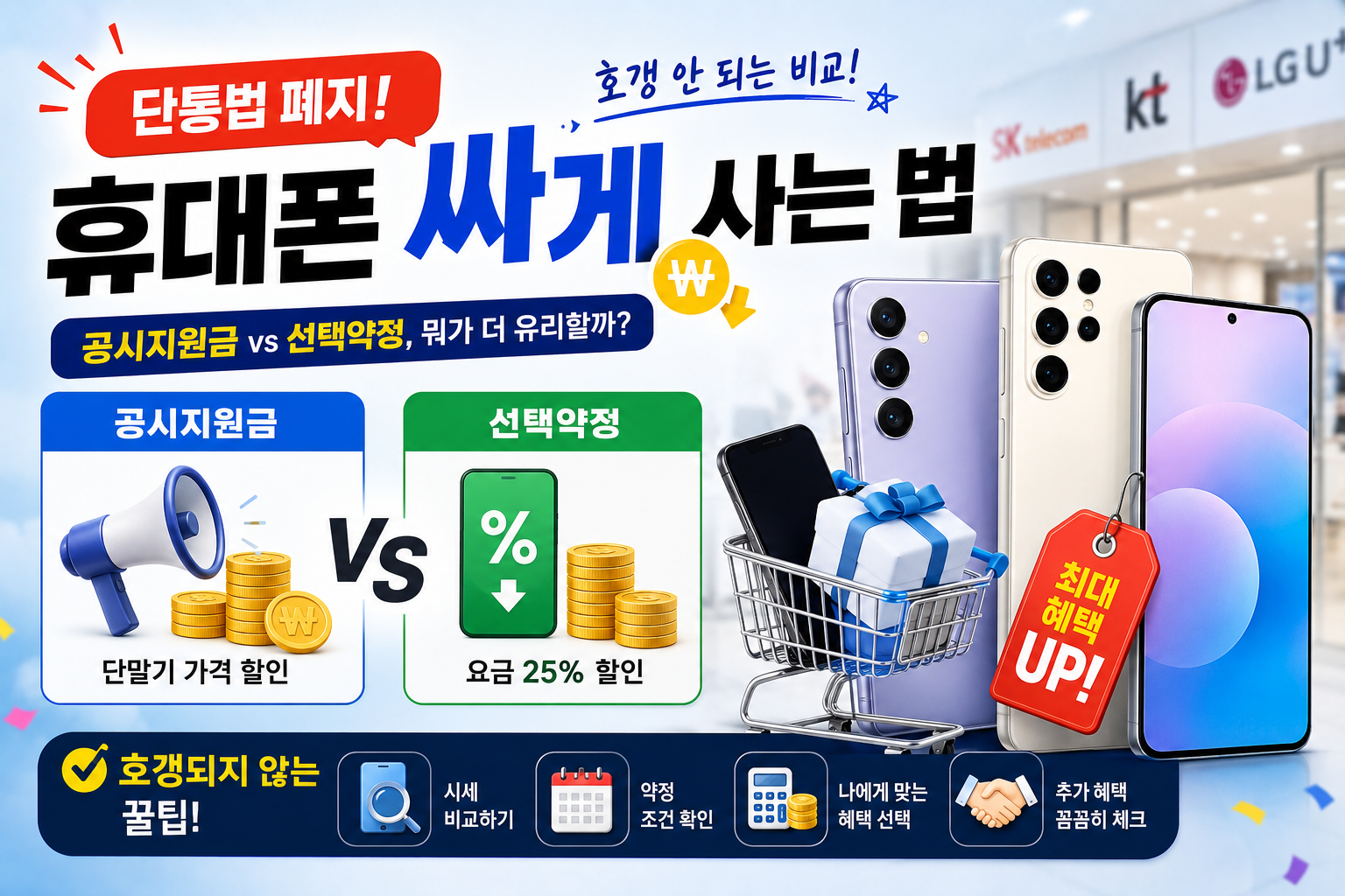 단통법폐지이후 휴대폰 싸게사는법