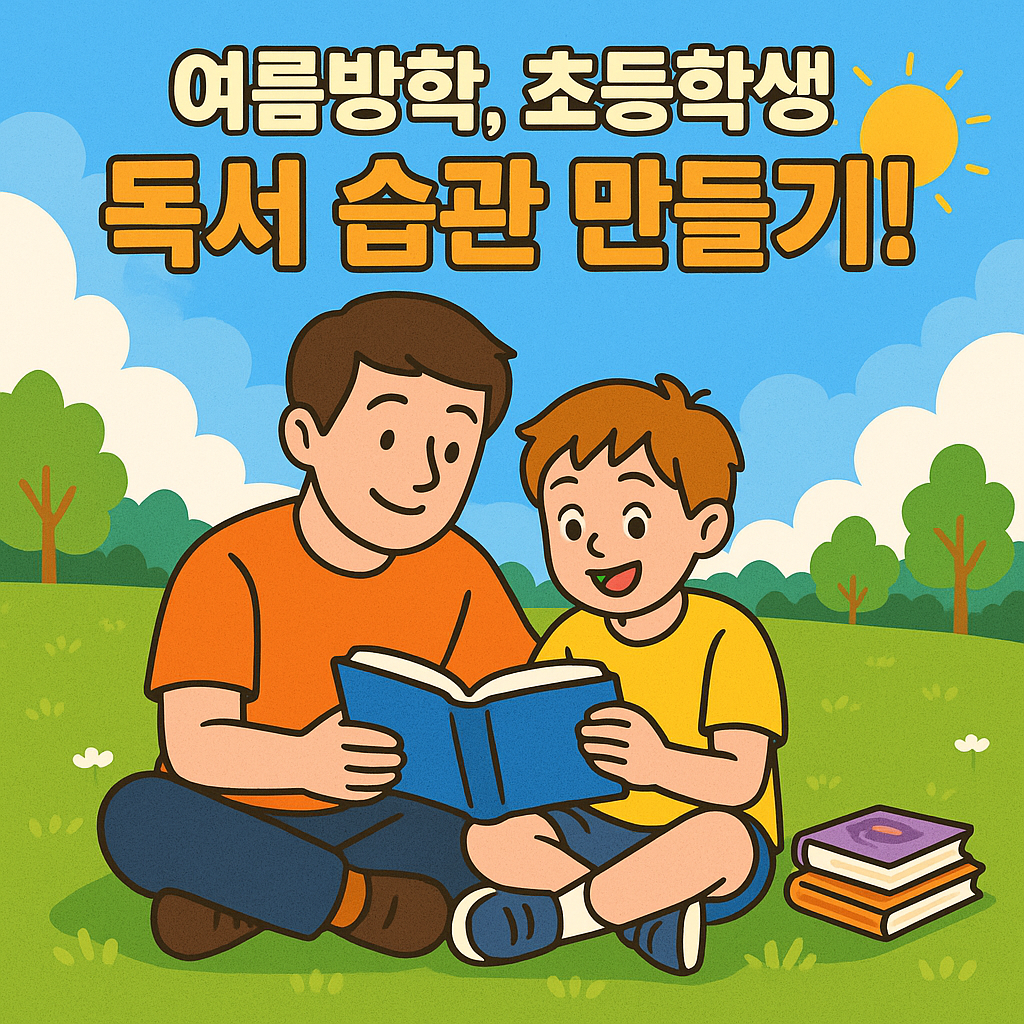 초등 4~6학년, 독서 습관 만드는 현실적인 방법 5가지