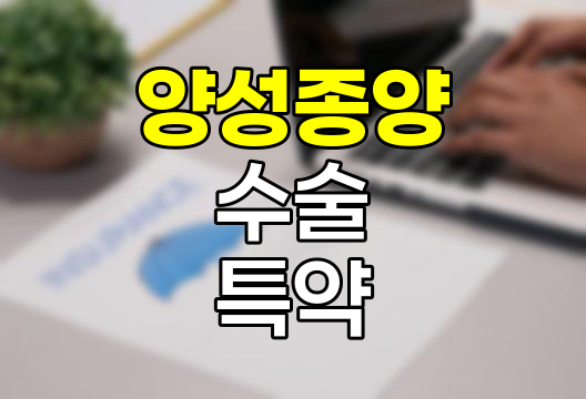 현대해상 6대기관 양성종양 수술 특약의 핵심 포인트