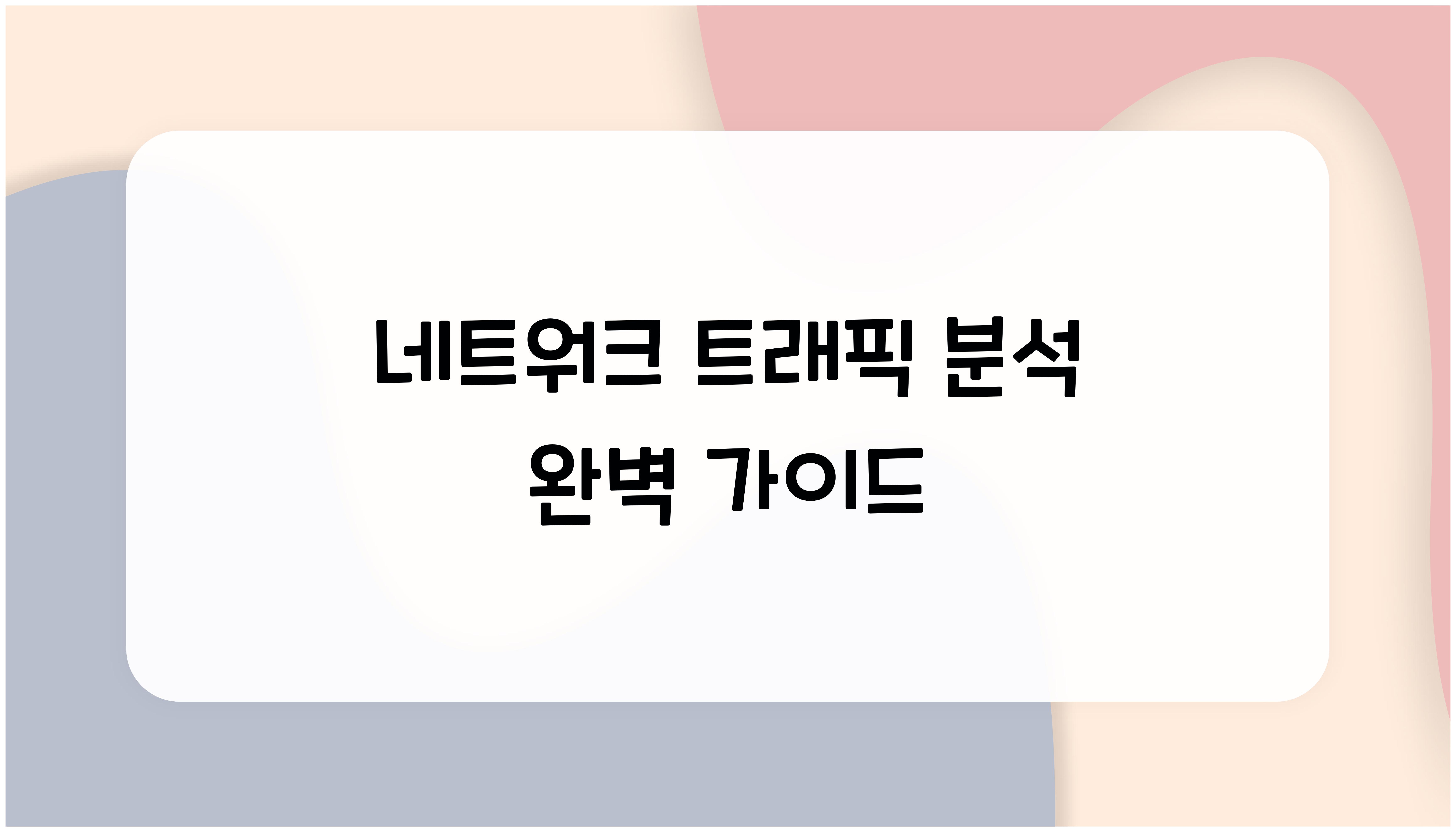 네트워크 트래픽 분석  