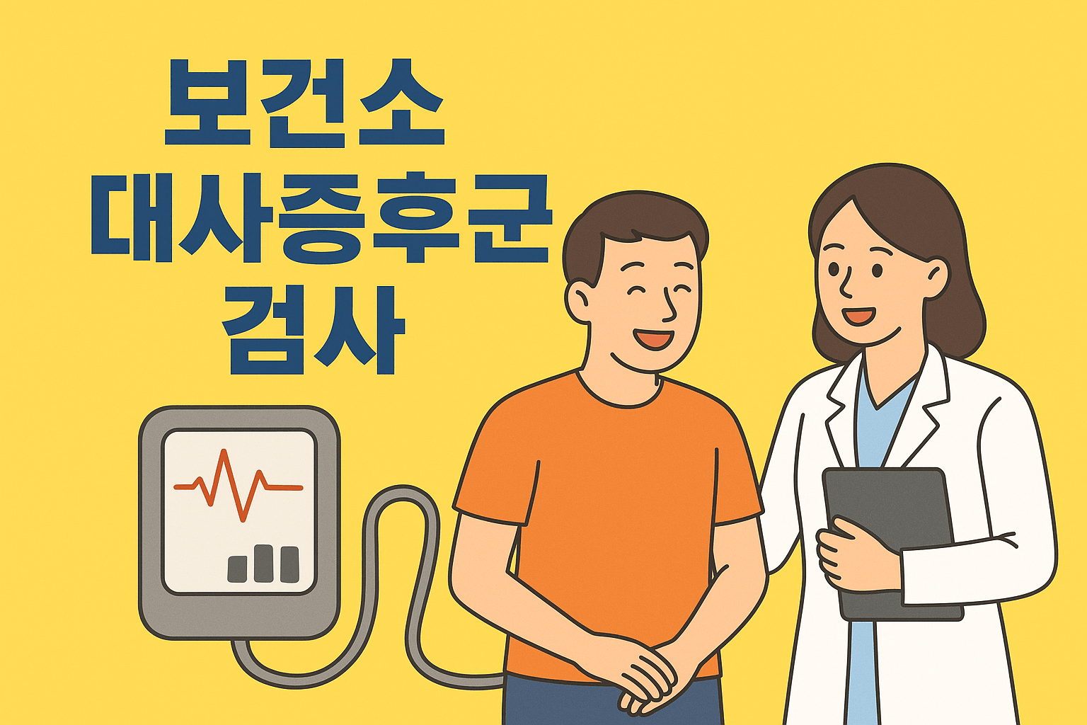 100세 건강 루틴 보건소 대사증후군 검사